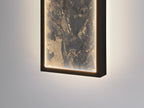 Aplique o plafón LED Stone CCT negro 100 cm