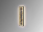 Aplique o plafón LED Stone CCT negro 60 cm