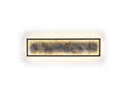 Aplique o plafón LED Stone CCT negro 60 cm