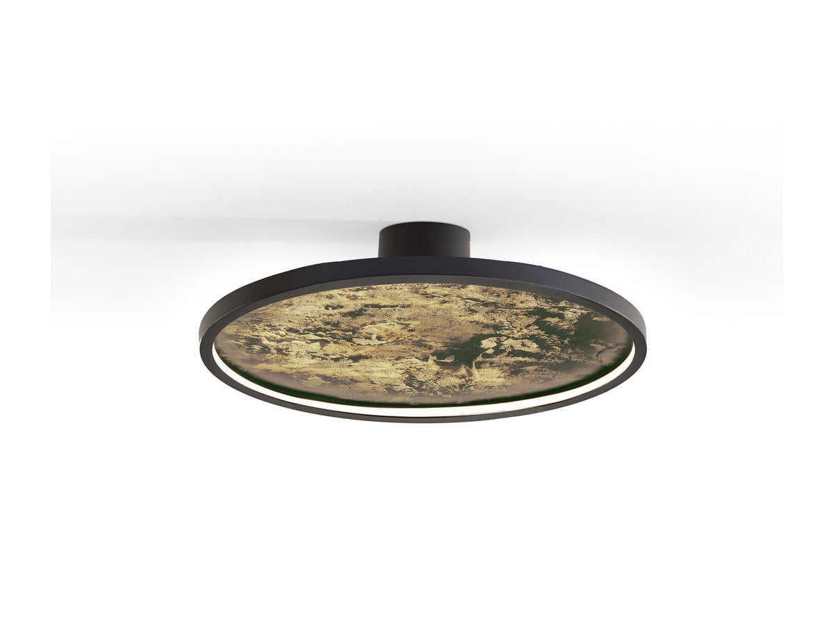 Aplique LED Stone CCT redondo negro Ø61