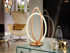 Lámpara de mesa Ocellis LED oro rosa