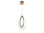 Lámpara de techo Ocellis LED oro rosa 22 cm
