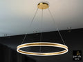Lámpara de techo Helia LED pan de oro Ø100