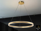 Lámpara de techo Helia LED pan de oro Ø100