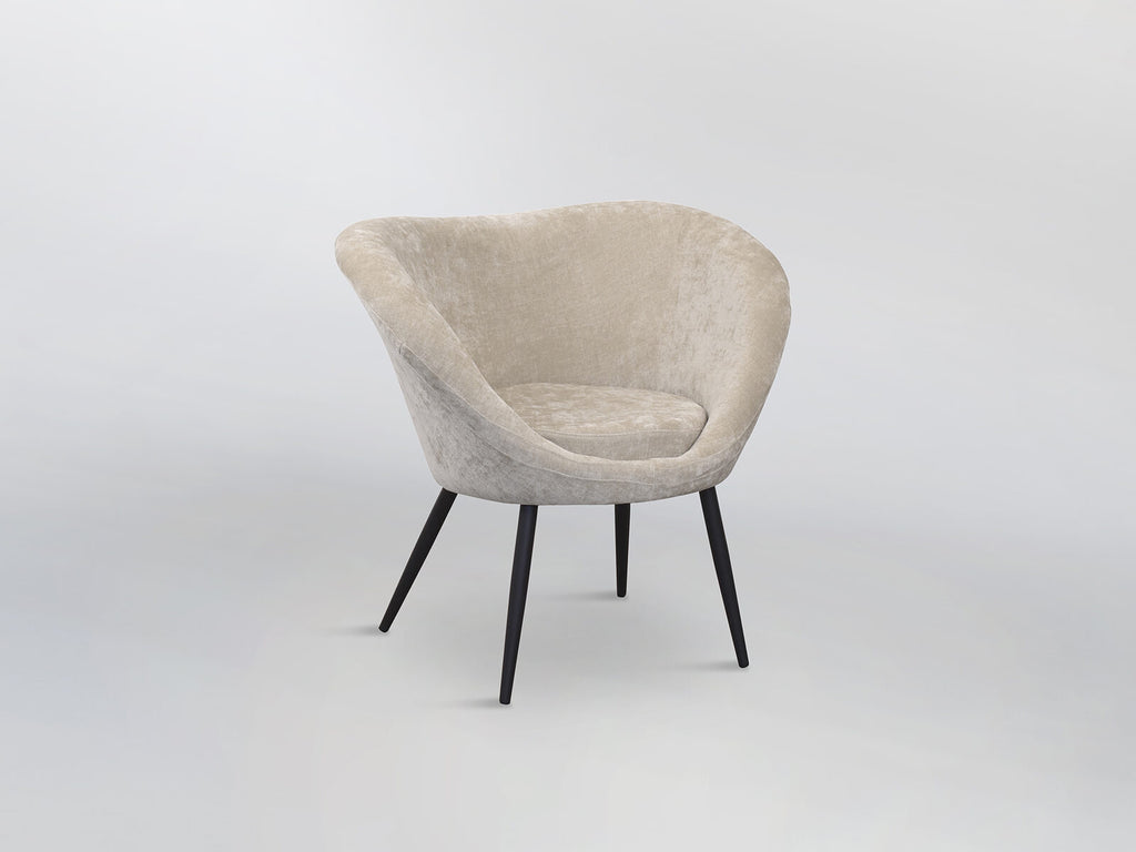 Butaca Ozome negro y beige