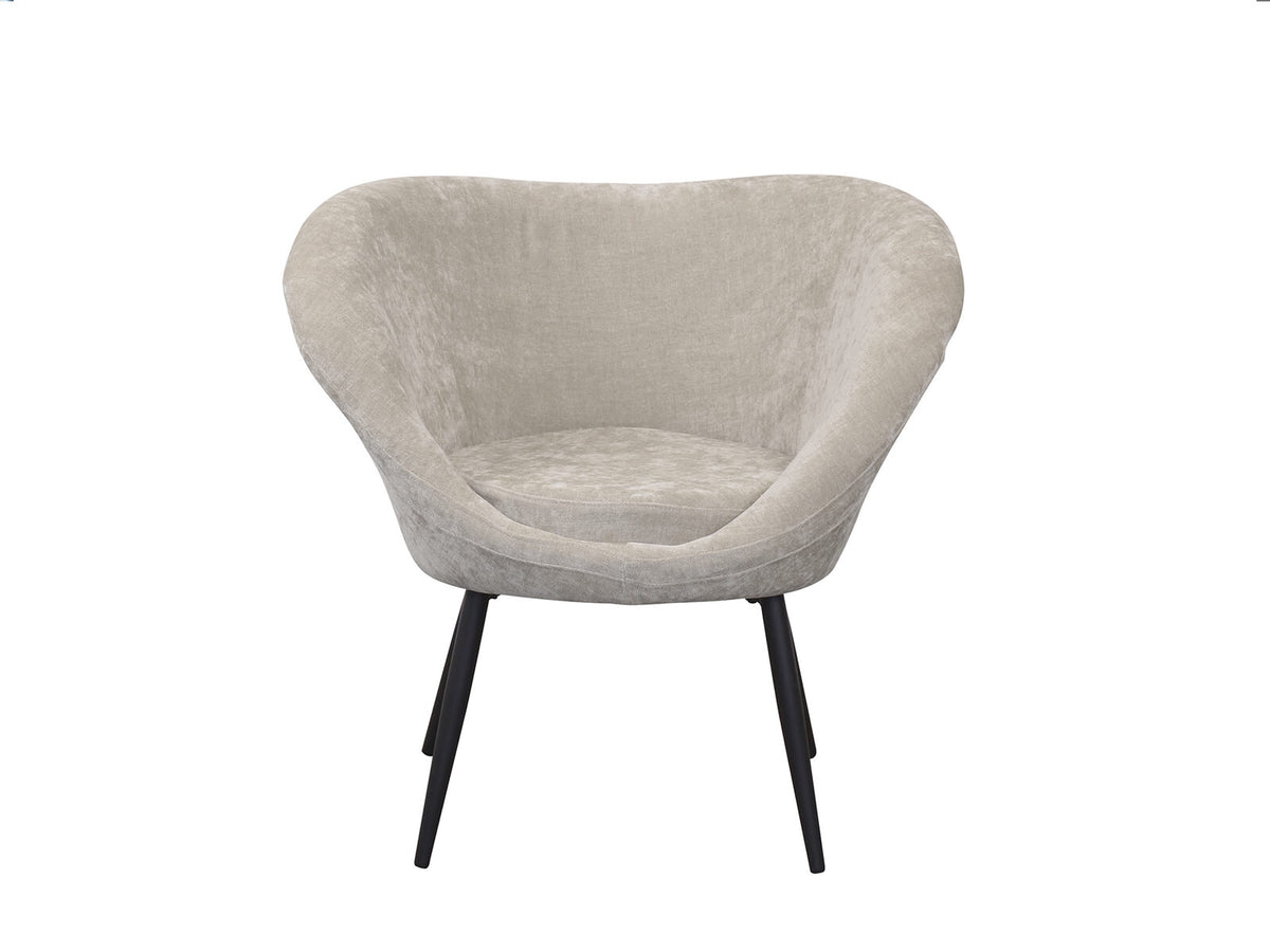 Butaca Ozome negro y beige