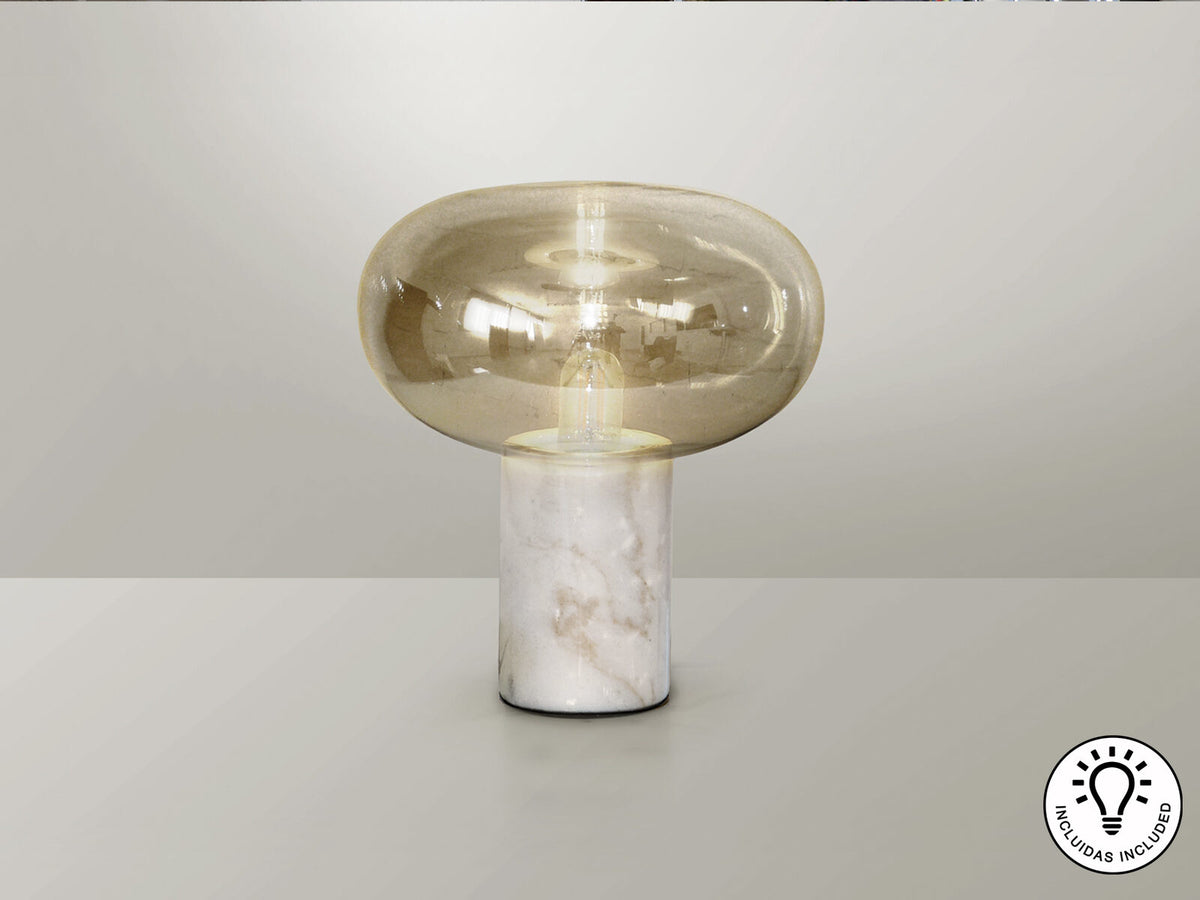 Lámpara de mesa Fungi mármol