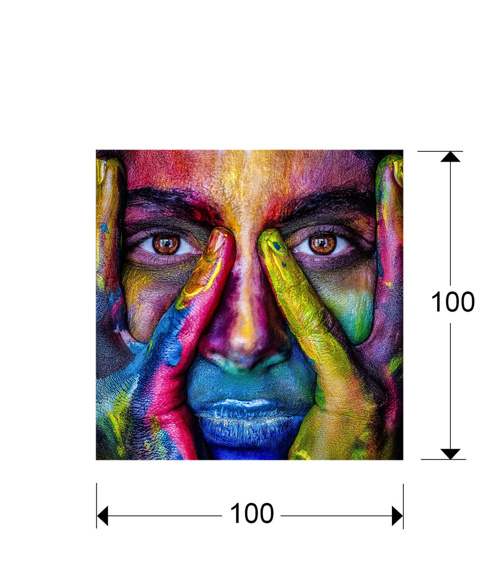Fotografía Colores 100 × 100 cm - medidas