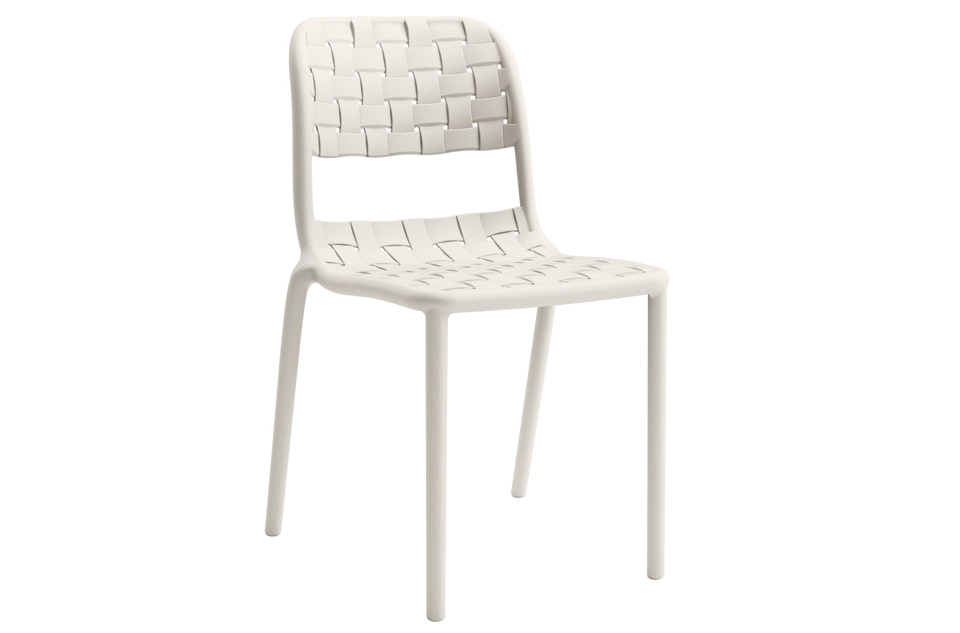 Silla de Exterior Bora Blanco / Crema