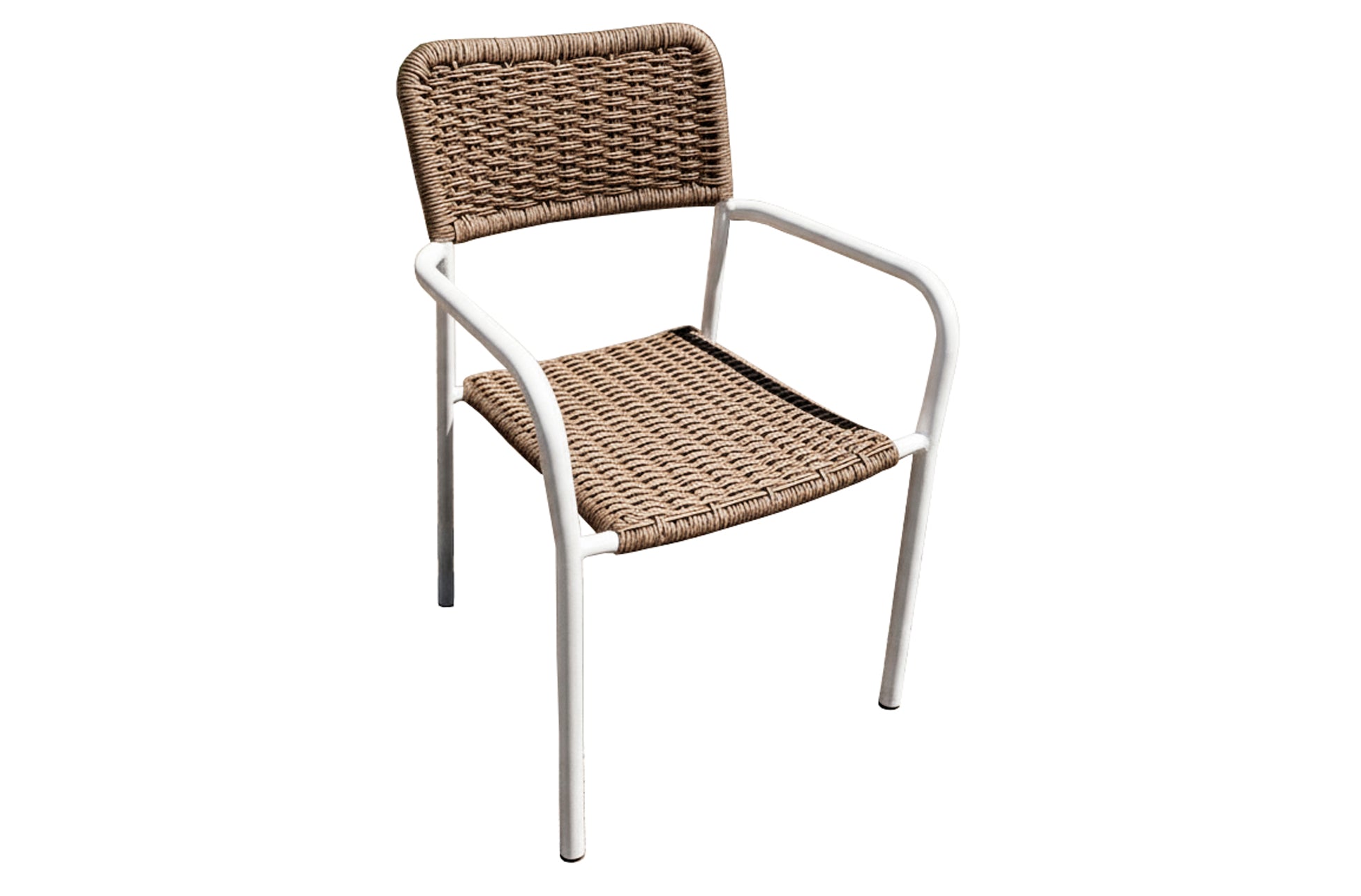 Silla Comedor Sava Mimbre / Blanco