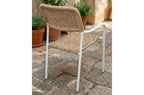 Silla Comedor Sava Mimbre / Blanco - imagen 4