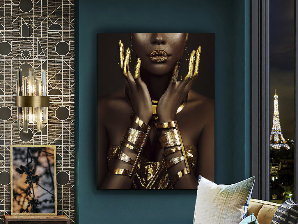 Fotografía Sombra Y Oro 90 × 120 cm