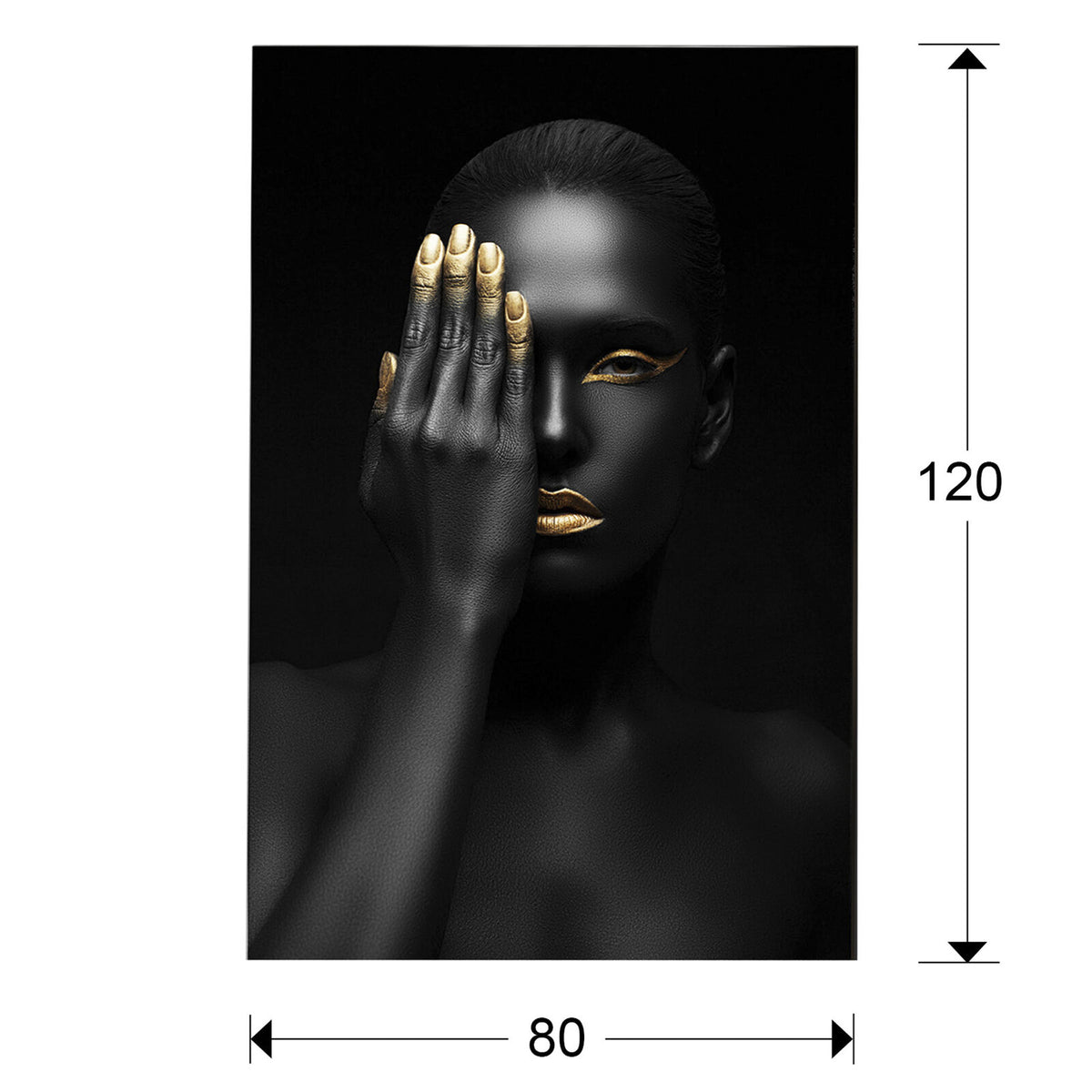 Fotografía Oronegro 80 × 120 cm - medidas
