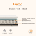Colchón Emma Fusion Fresh Hybrid