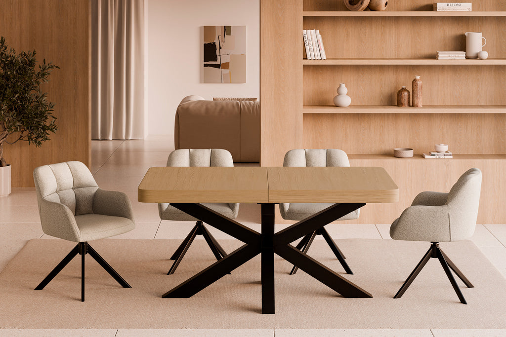 Silla Taimi Beige Pata Negra