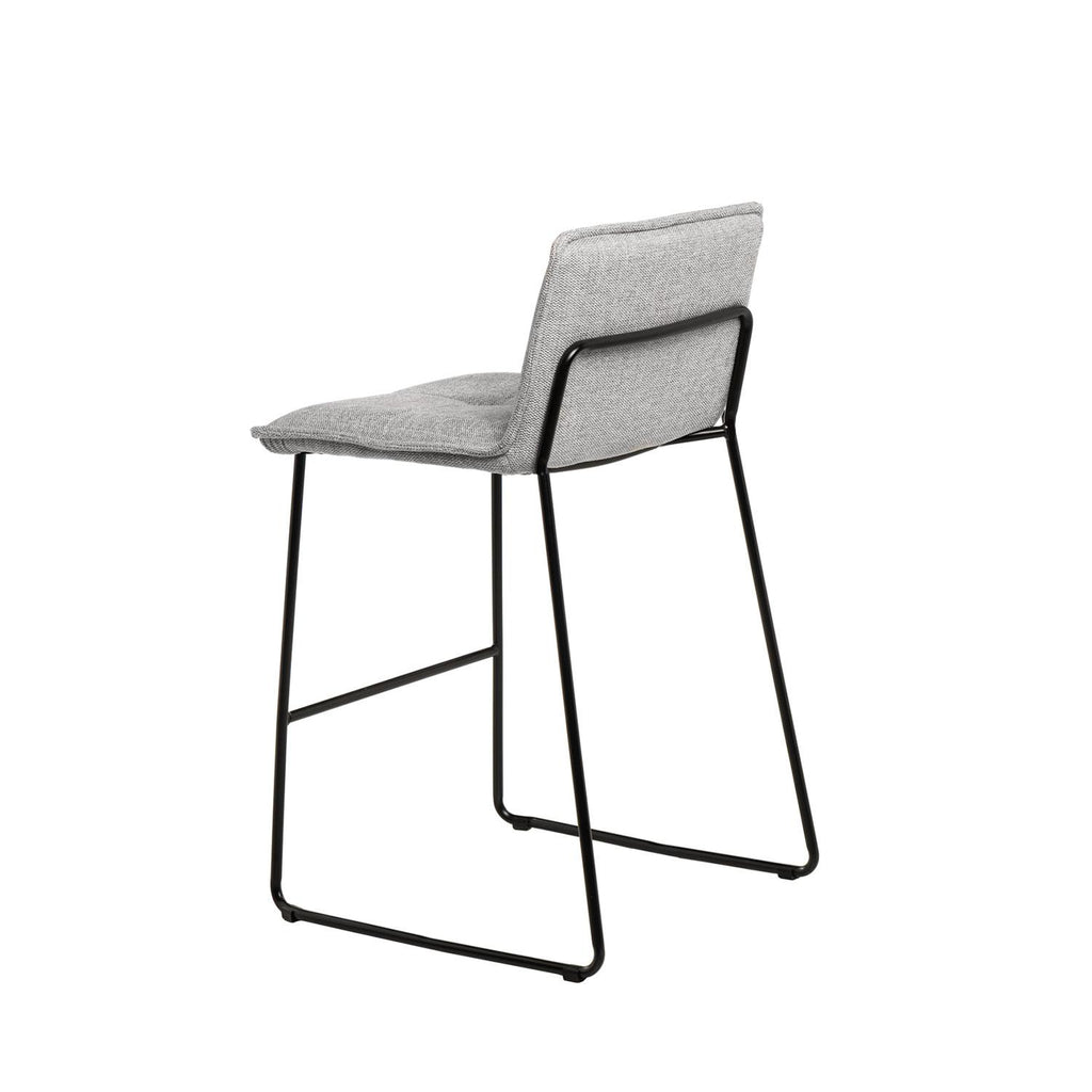 Taburete Brandon - Gris / Pata Negra