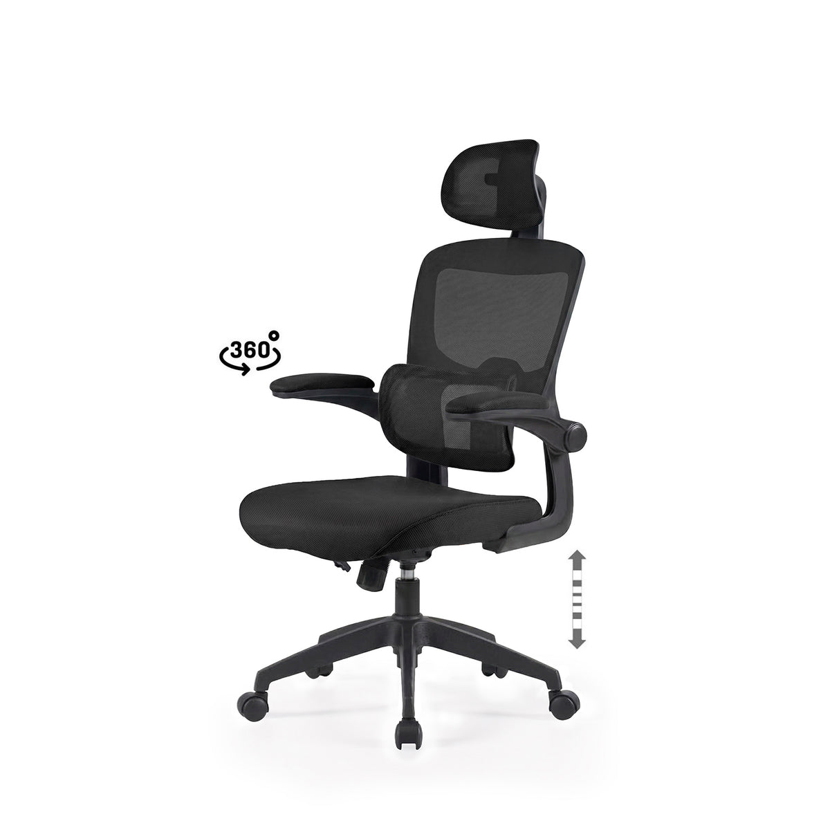 Silla de Oficina Bristol - Negro