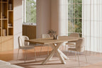 Silla Riona Pata Beige Beige