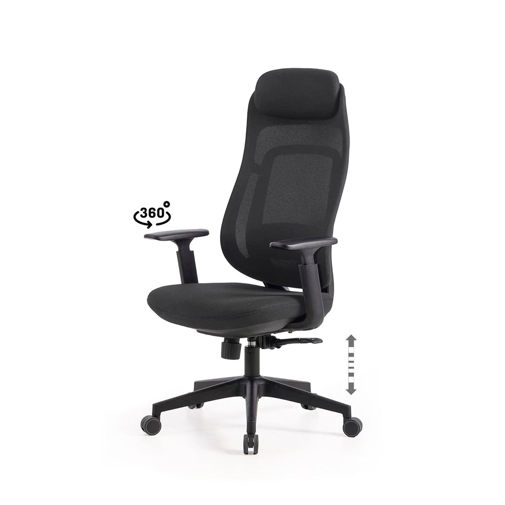 Silla de Oficina Columbus - Negro