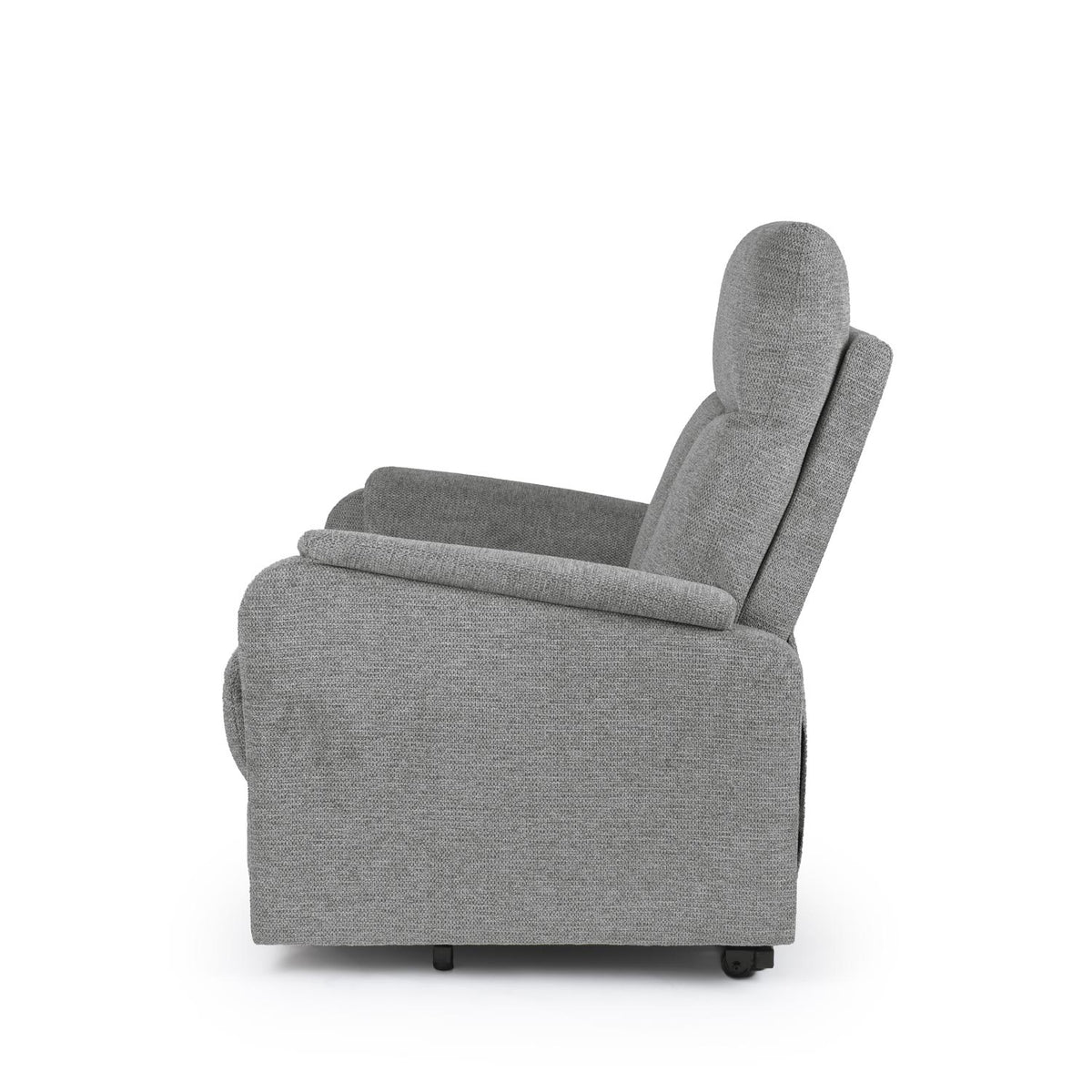 Sillón relax Kasumi gris oscuro con elevador
