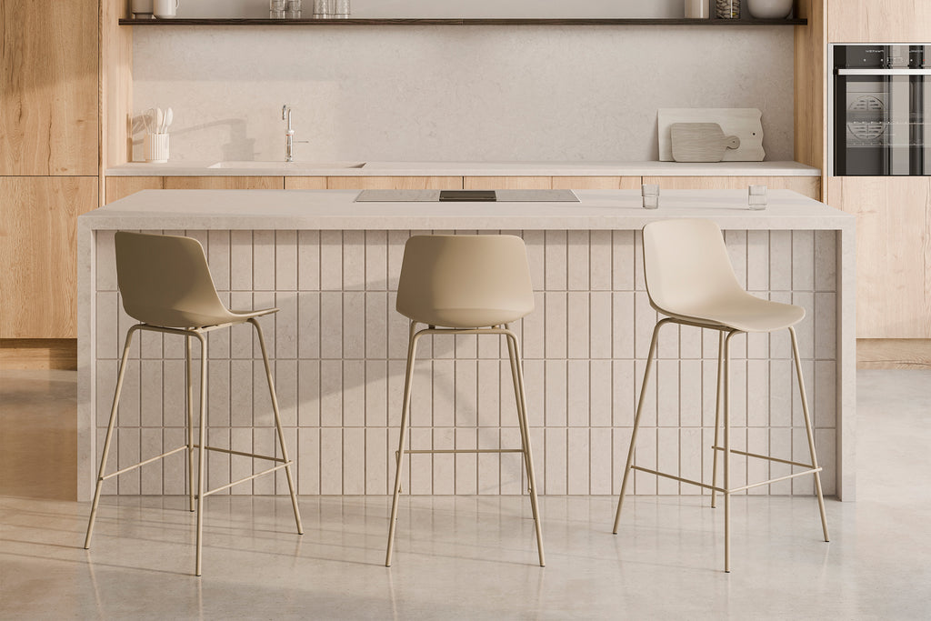 Taburete Elton Beige