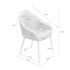 Silla Mira Taupe - vista 5
