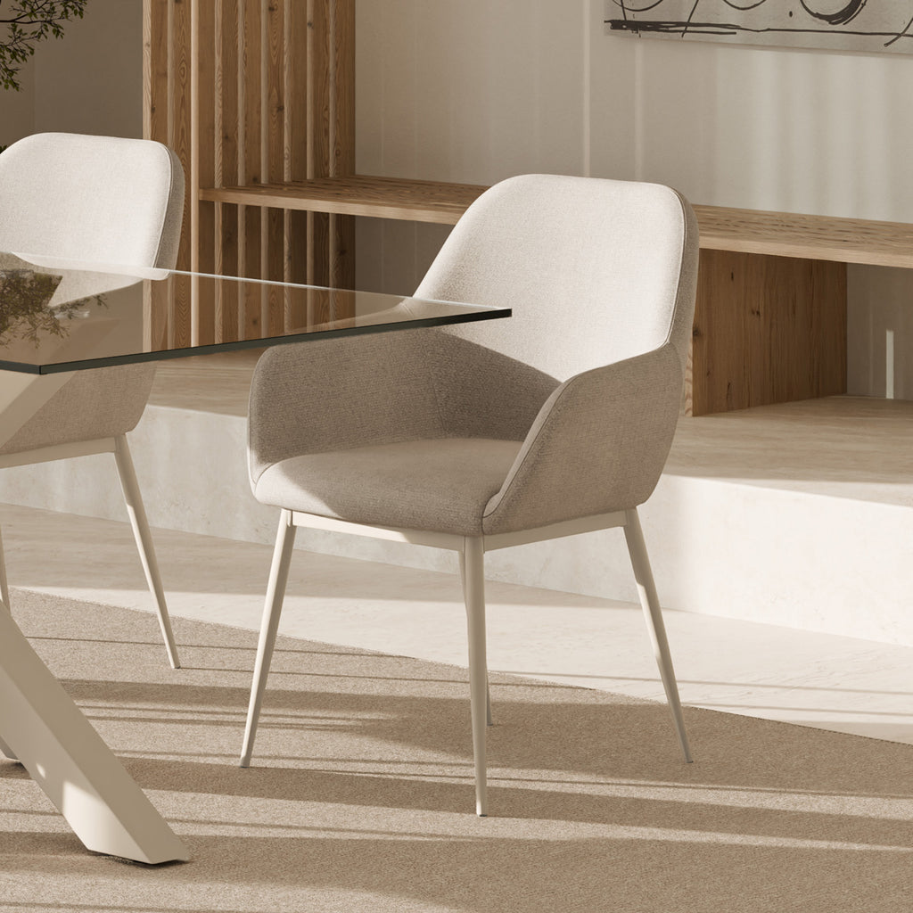 Silla Isabella Pata Beige