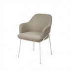 Silla Abigail Pata Beige Taupe