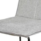 Taburete Brandon - Gris / Pata Negra