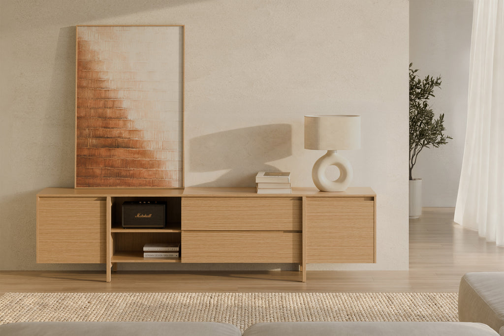 Mueble TV Pacific 240 cm Cajones