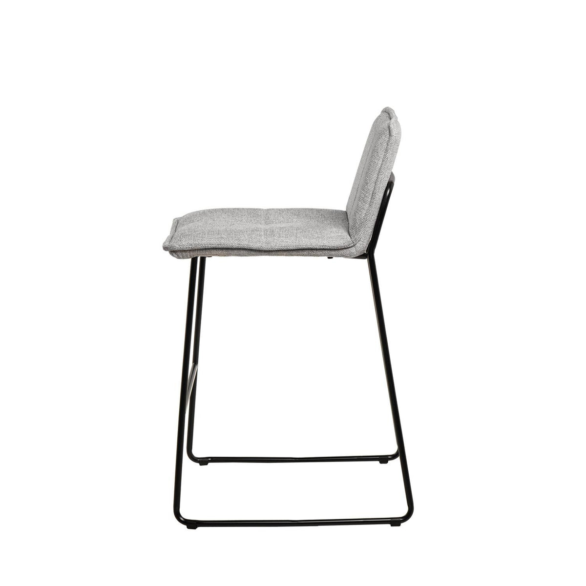 Taburete Brandon - Gris / Pata Negra