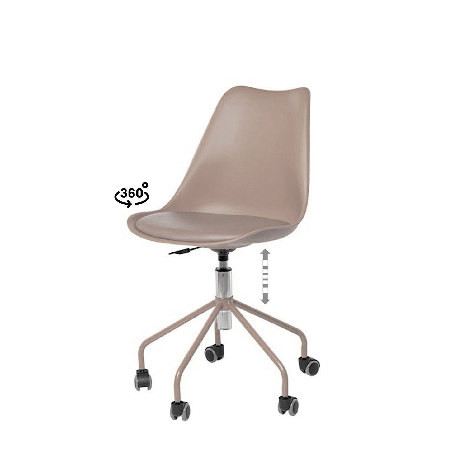 Silla Oficina Yale Beige