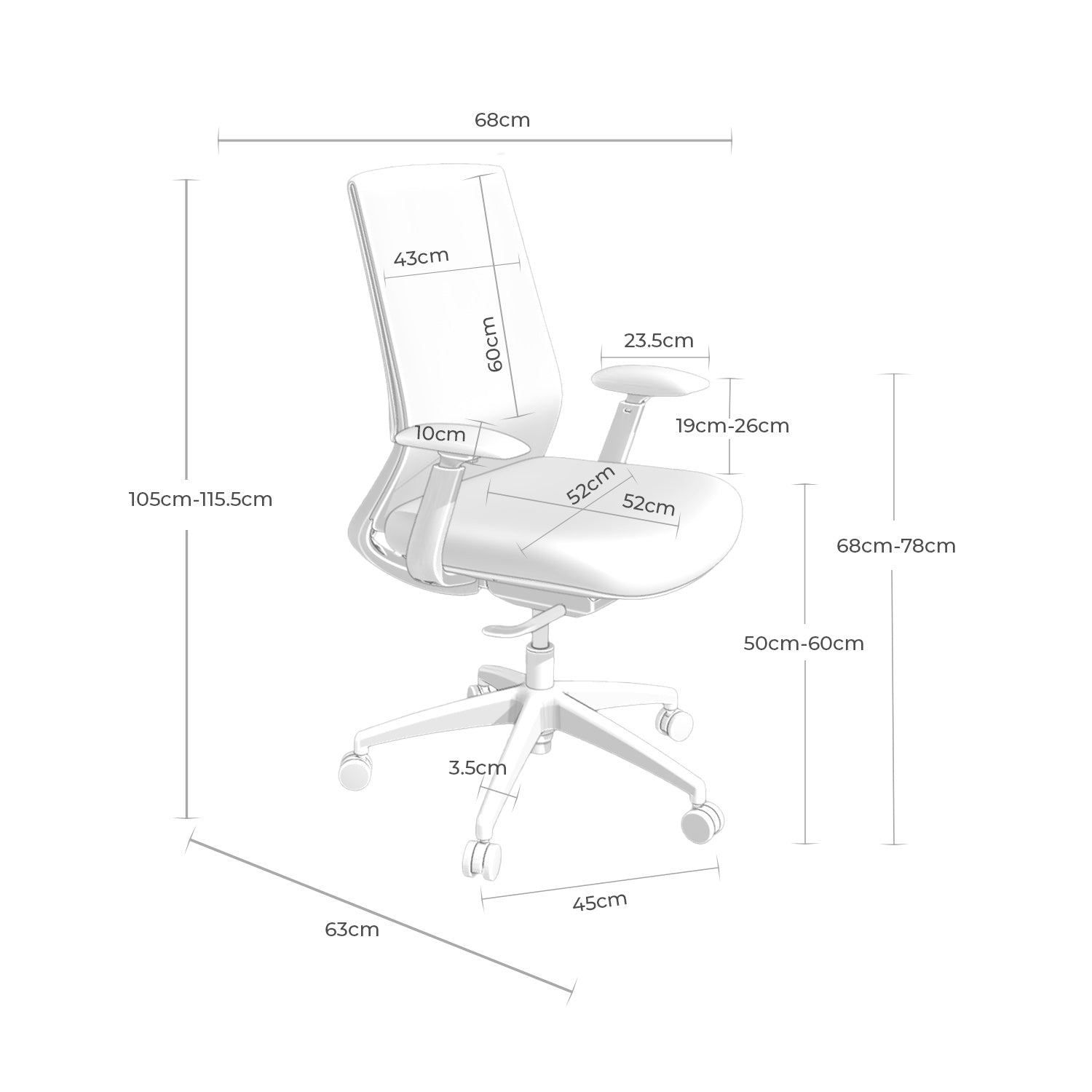 Silla Oficina Lancaster