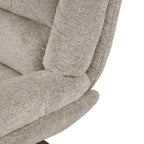 Butaca Indiana con reposapiés Taupe