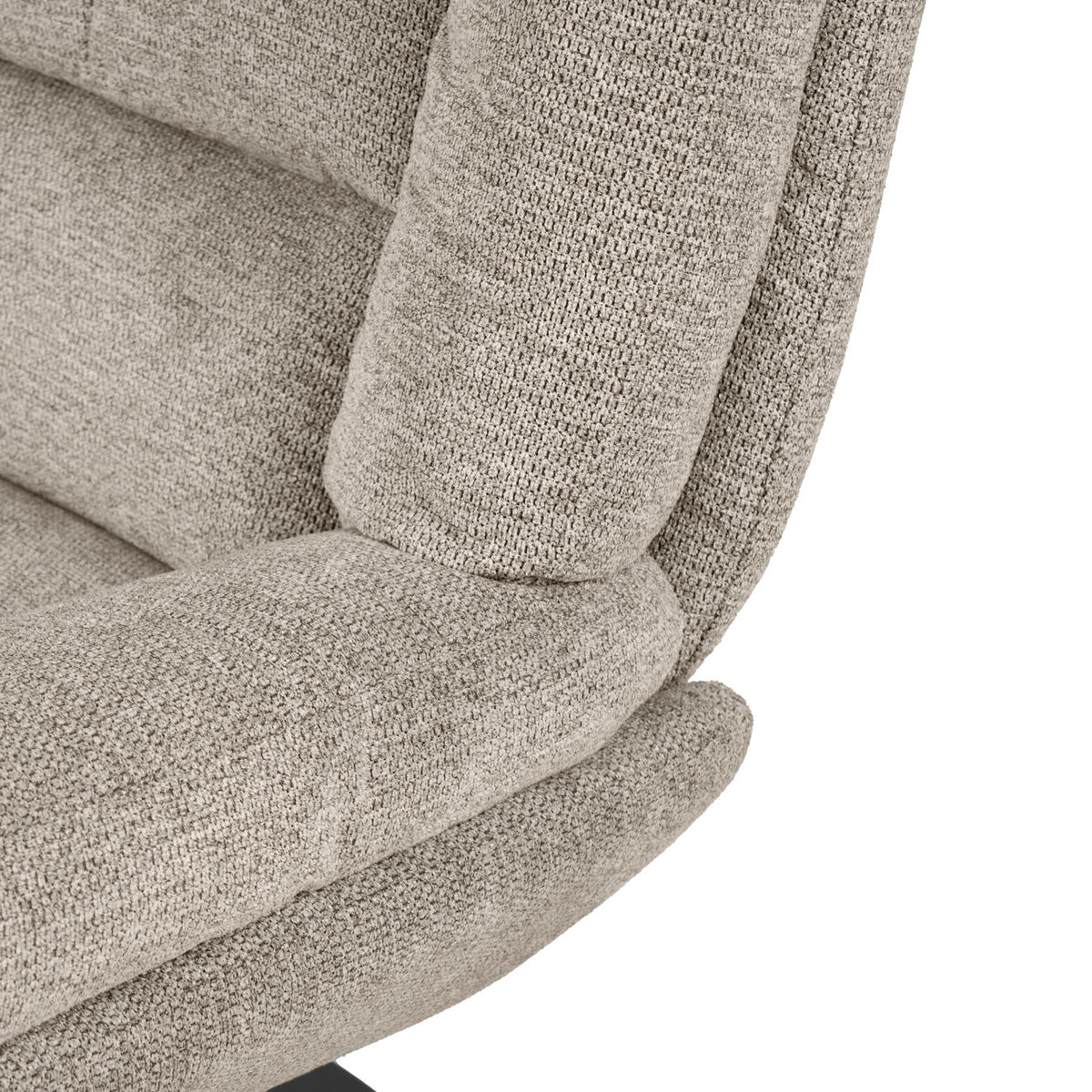 Butaca Indiana con reposapiés Taupe