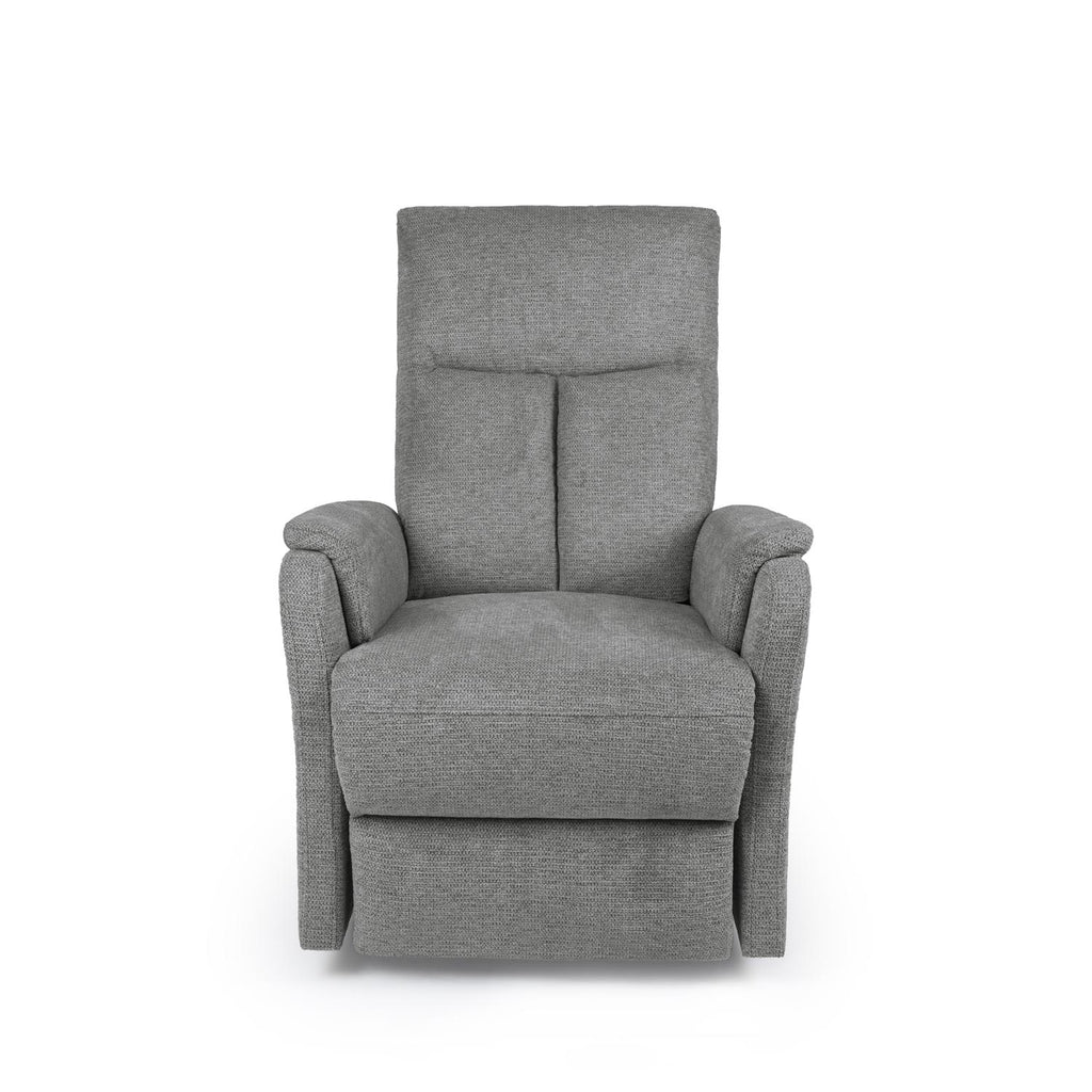 Sillón relax Kasumi gris oscuro con elevador