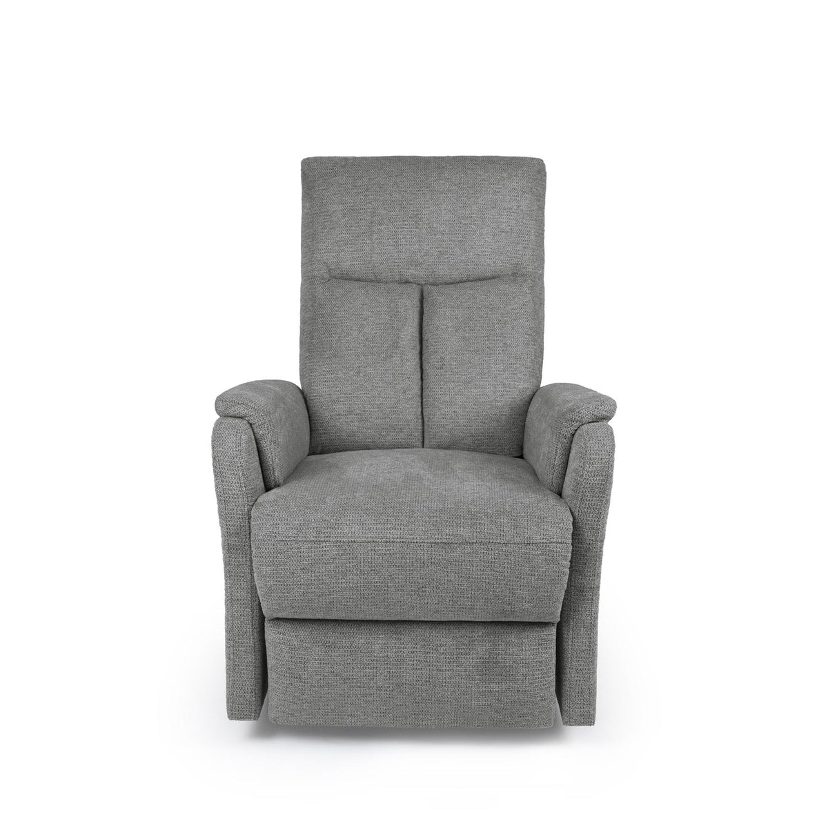 Sillón relax Kasumi gris oscuro con elevador