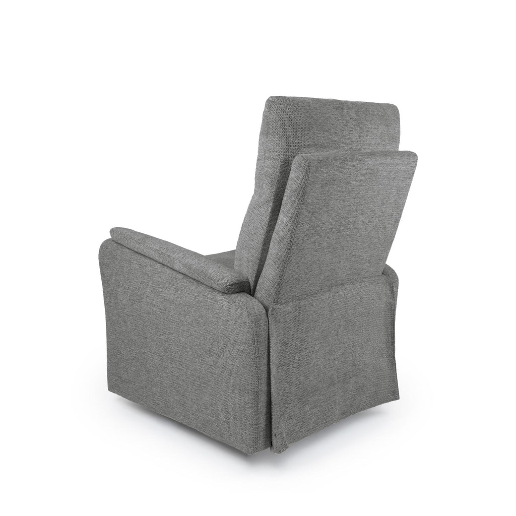 Sillón relax Kasumi gris oscuro con elevador