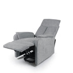Sillón relax Kasumi gris claro con elevador