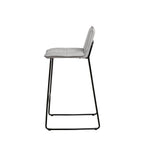 Taburete Abot - Gris / Pata Negra