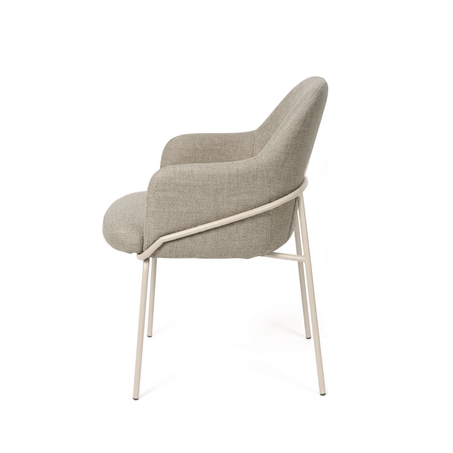 Silla Abigail Pata Beige