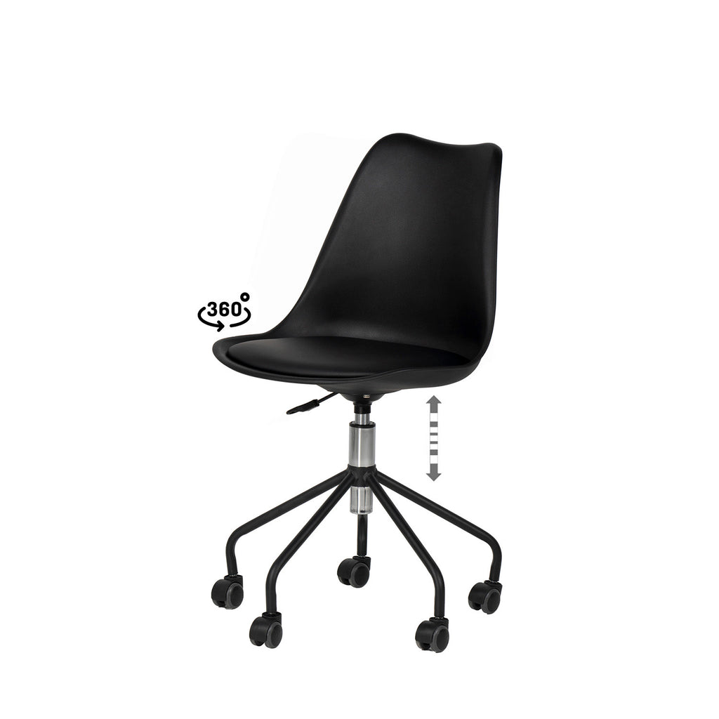 Silla Oficina Yale Negro