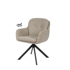 Silla Silvi Taupe Pata Negra