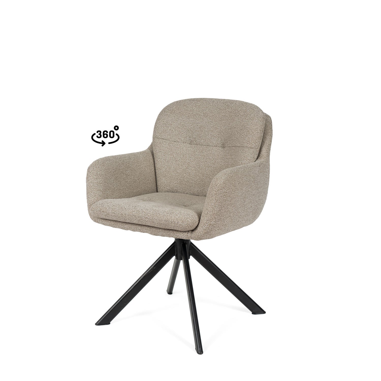 Silla Silvi Taupe Pata Negra