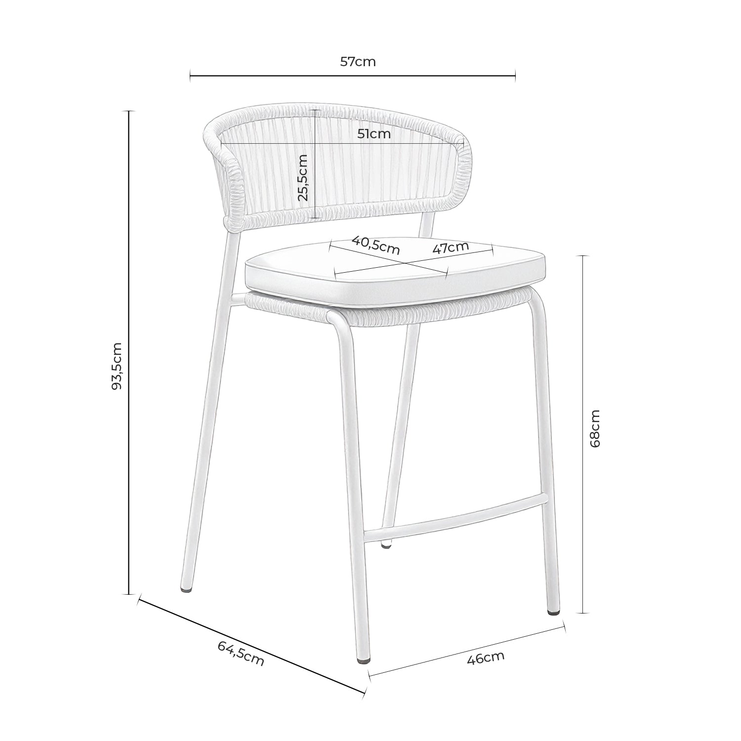 Taburete Randall