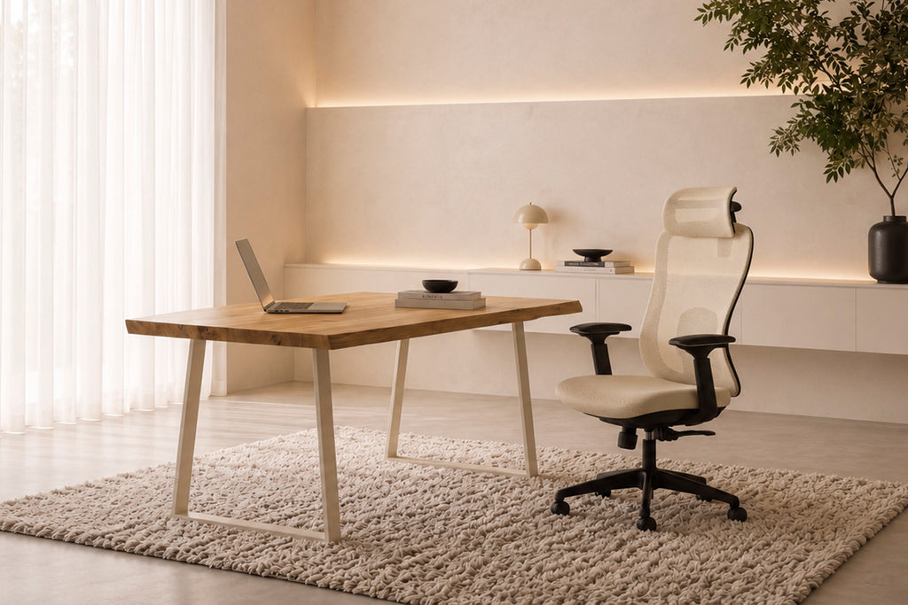 Silla de Oficina Pardue - Beige