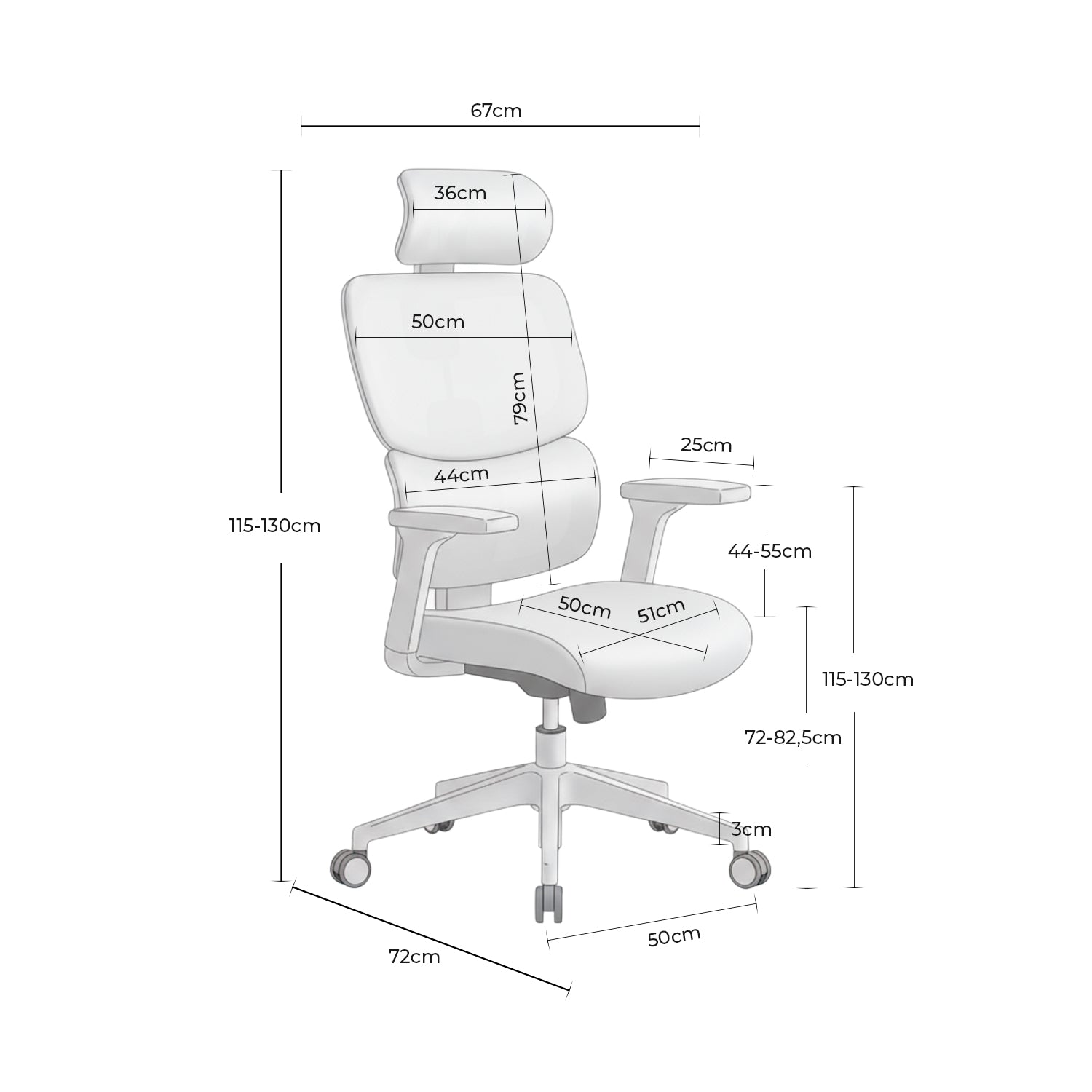 Silla Oficina Toronto