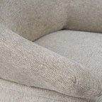 Butaca Nevada con reposapiés Taupe