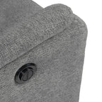 Sillón relax Kasumi gris oscuro eléctrico