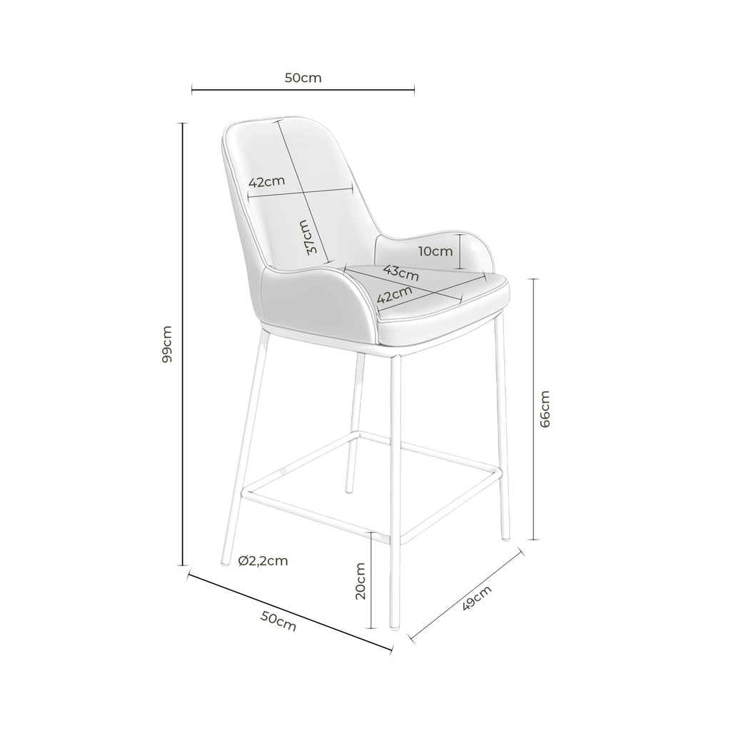 Taburete Milton